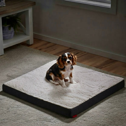 Brindle Orthopedic Memory Foam Pet Bed – Washable Cover for Senior Dogs & Cats