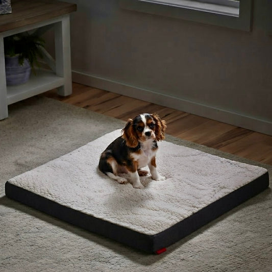 Brindle Orthopedic Memory Foam Pet Bed – Washable Cover for Senior Dogs & Cats