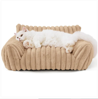 The Snoozie! Washable Fluffy Orthopedic Soft Dog Bed