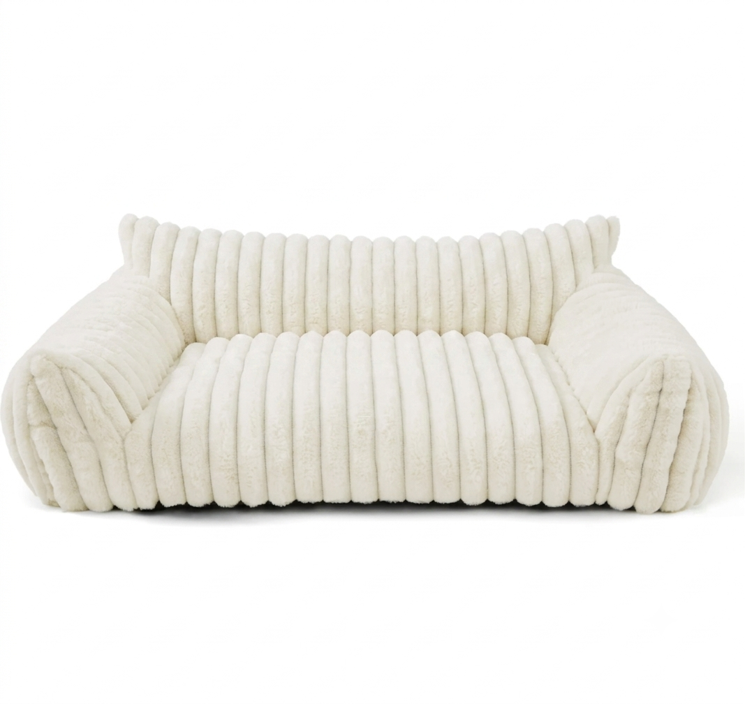 The Snoozie! Washable Fluffy Orthopedic Soft Dog Bed