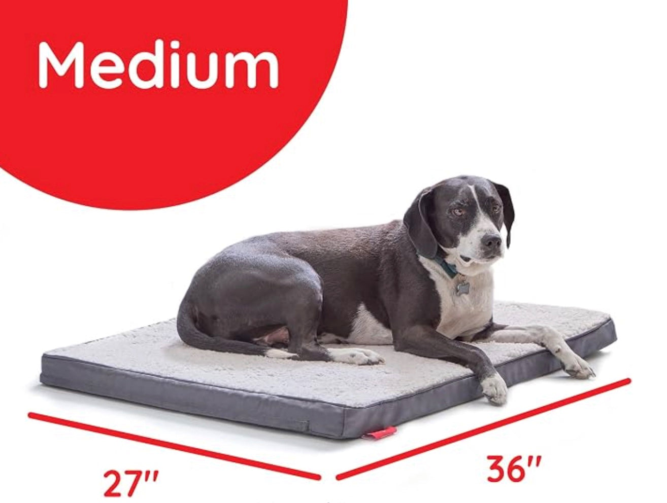 The Brindle Orthopedic Pet Bed With Washable Cover