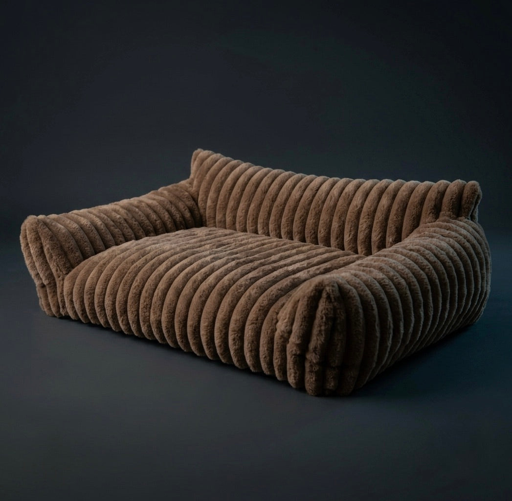 The Snoozie! Washable Fluffy Orthopedic Soft Dog Bed